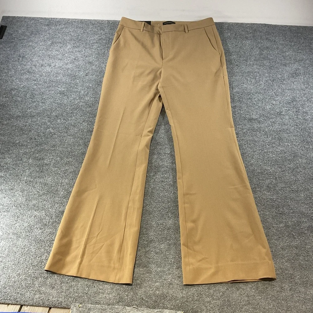 Banana Republic Sculpted Stretch Bootcut Pants Tan Khaki High Rise Size 10 NEW